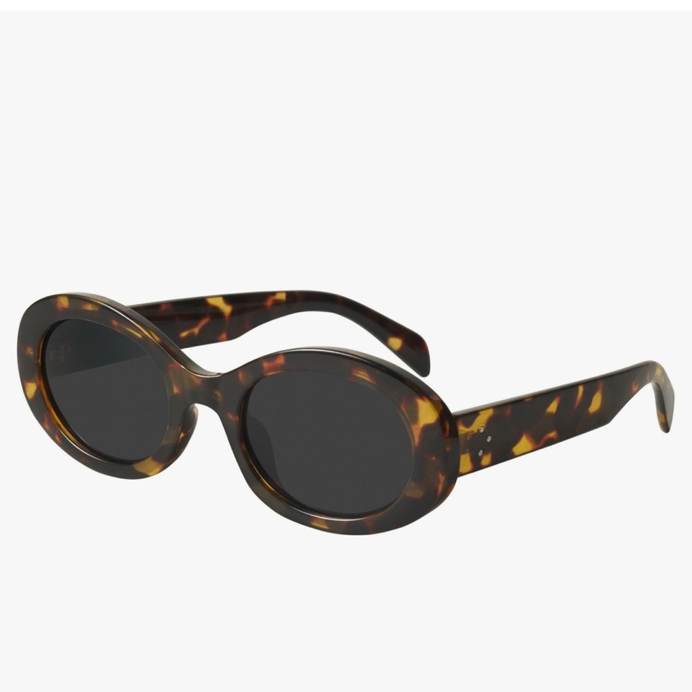 AMAZON mosanana Oval Retro Trendy Sunglasses - Picture 5 of 12